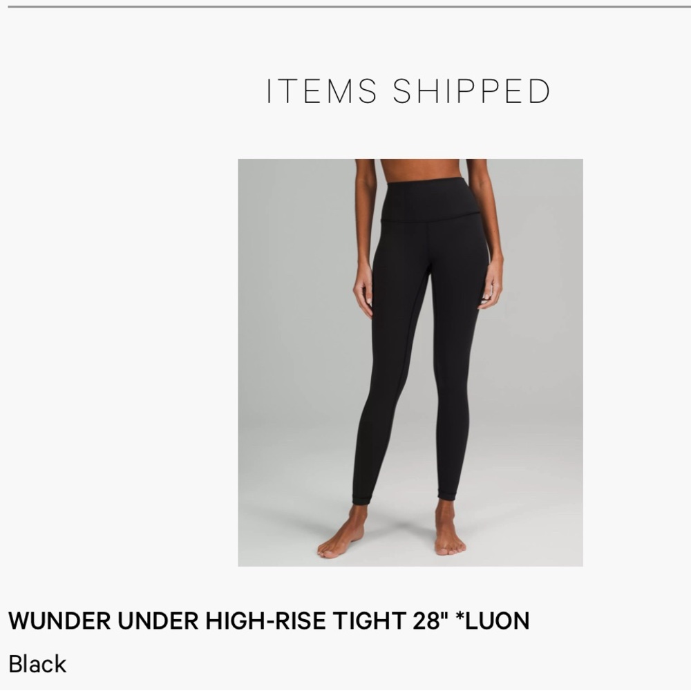 lululemon athletica Wunder Under High-Rise Tight 28" - Black